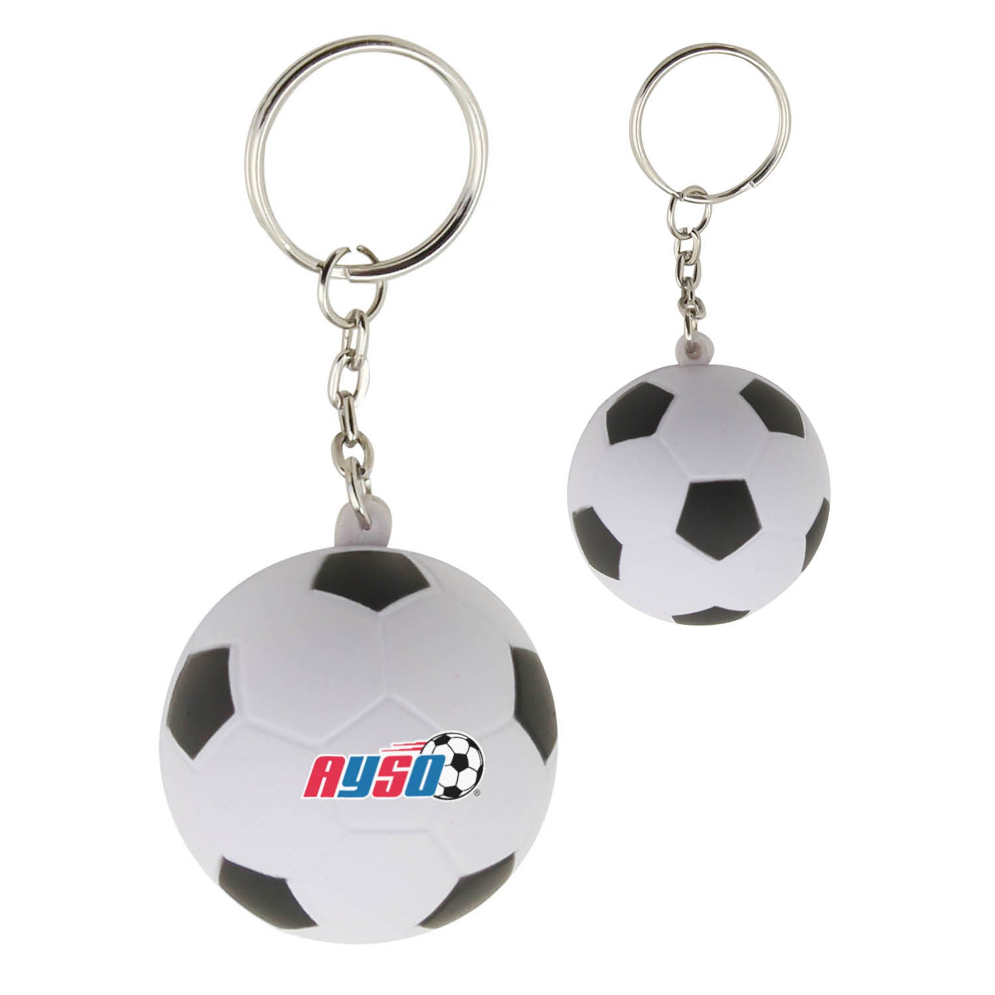 Stress Soccer Ball Key Ring - Simply Merchandise